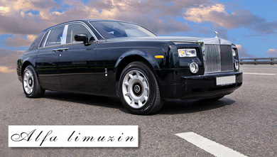 прокат лимузина Rolls Royce Fantom (черный)  мест: 4